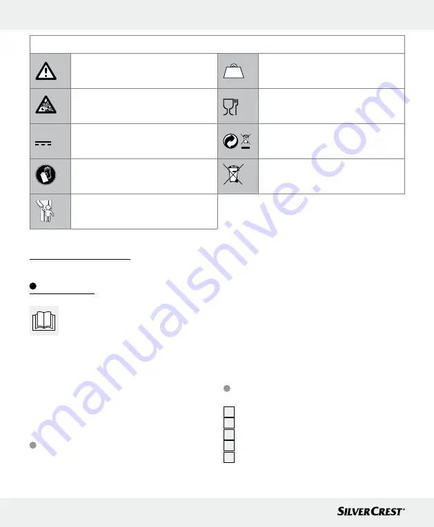 Silvercrest 104638 Operation And Safety Notes Download Page 22