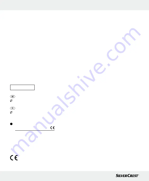 Silvercrest 104638 Operation And Safety Notes Download Page 28