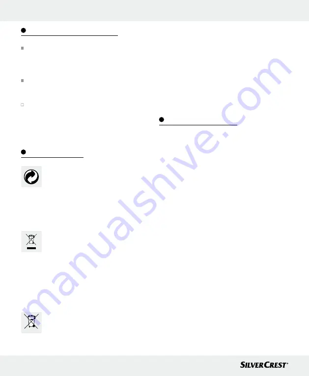 Silvercrest 104638 Operation And Safety Notes Download Page 44