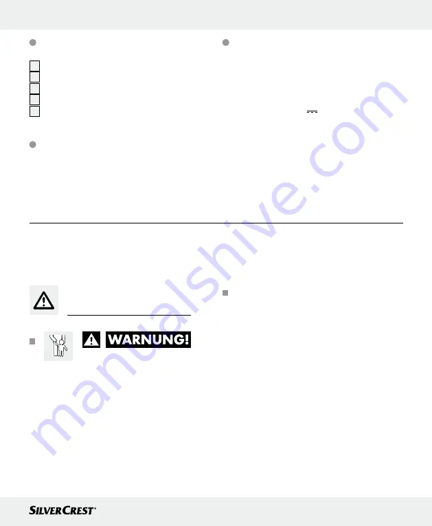 Silvercrest 104638 Operation And Safety Notes Download Page 59