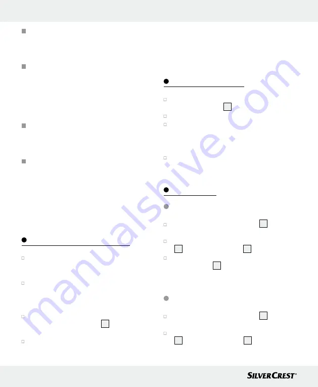 Silvercrest 104638 Operation And Safety Notes Download Page 62