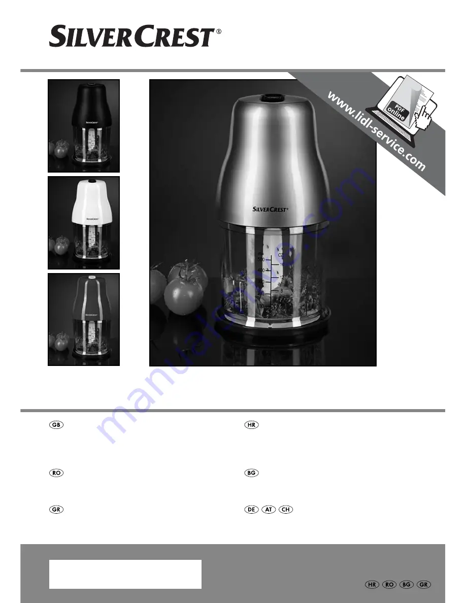 Silvercrest 105261 Скачать руководство пользователя страница 1