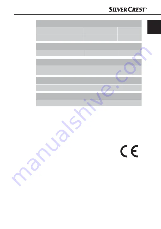 Silvercrest 106770 Operating Instructions Manual Download Page 29