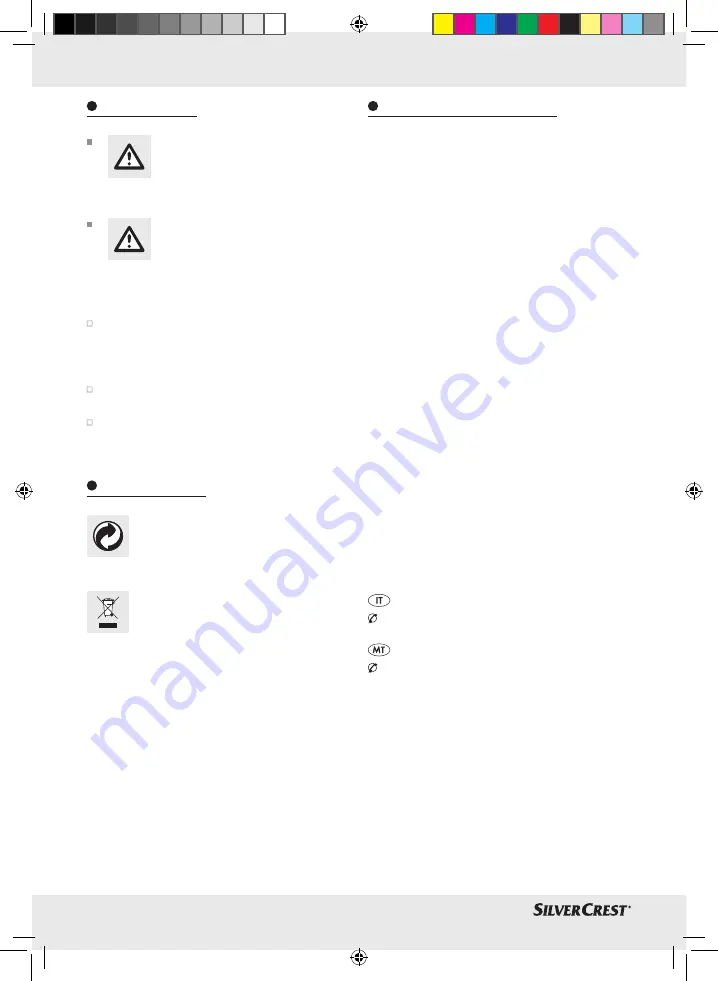 Silvercrest 270063 Operation And Safety Notes Download Page 22