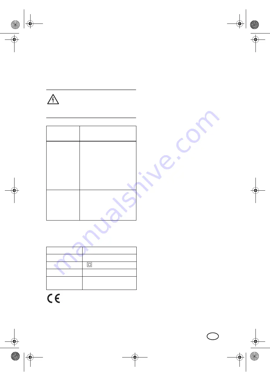 Silvercrest 285991 Operating Instructions Manual Download Page 13