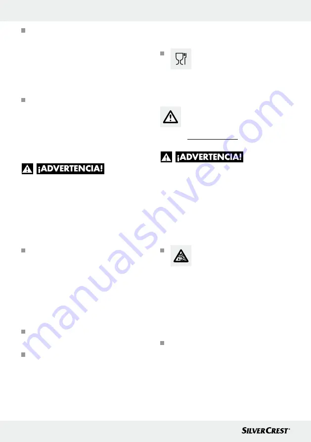 Silvercrest 298770 Operation And Safety Notes Download Page 48