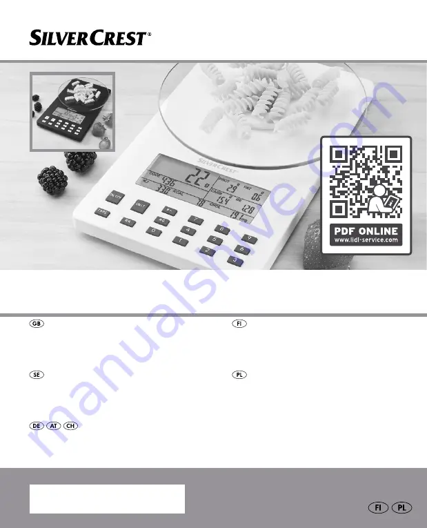 Silvercrest 309564 Operation And Safety Notes Download Page 1