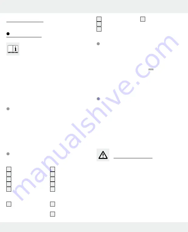 Silvercrest 309564 Operation And Safety Notes Download Page 6