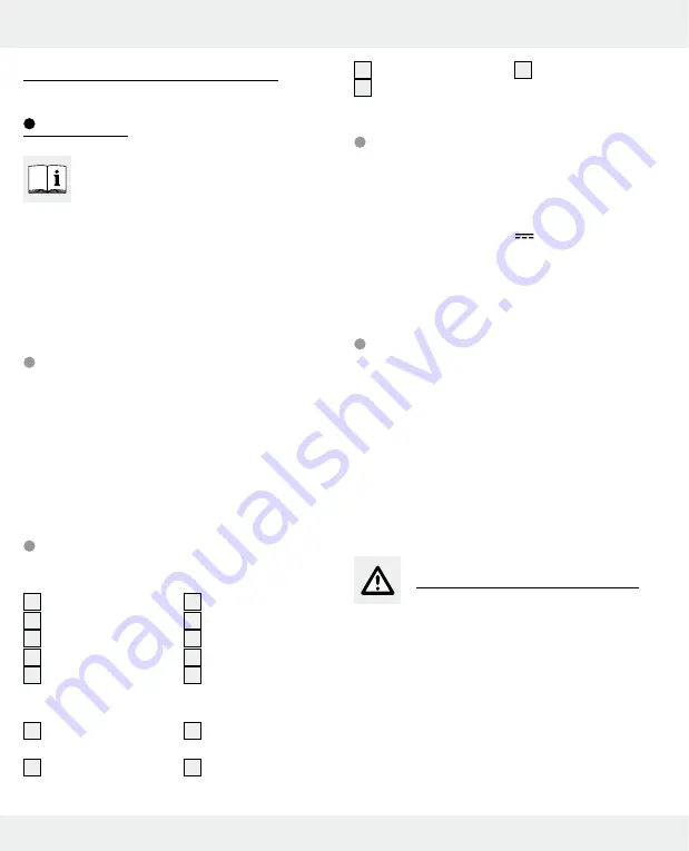 Silvercrest 309564 Operation And Safety Notes Download Page 63