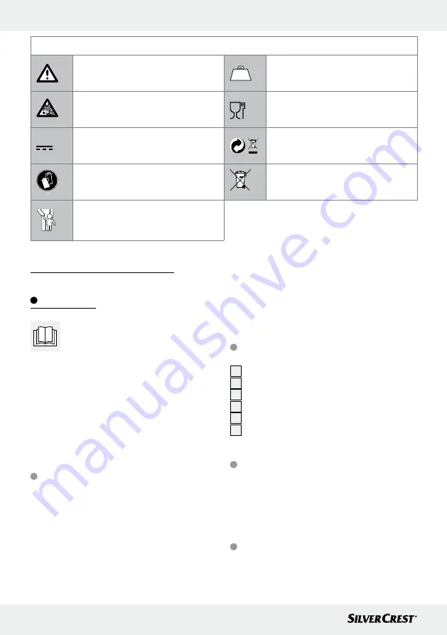 Silvercrest 31168 Operation And Safety Notes Download Page 20