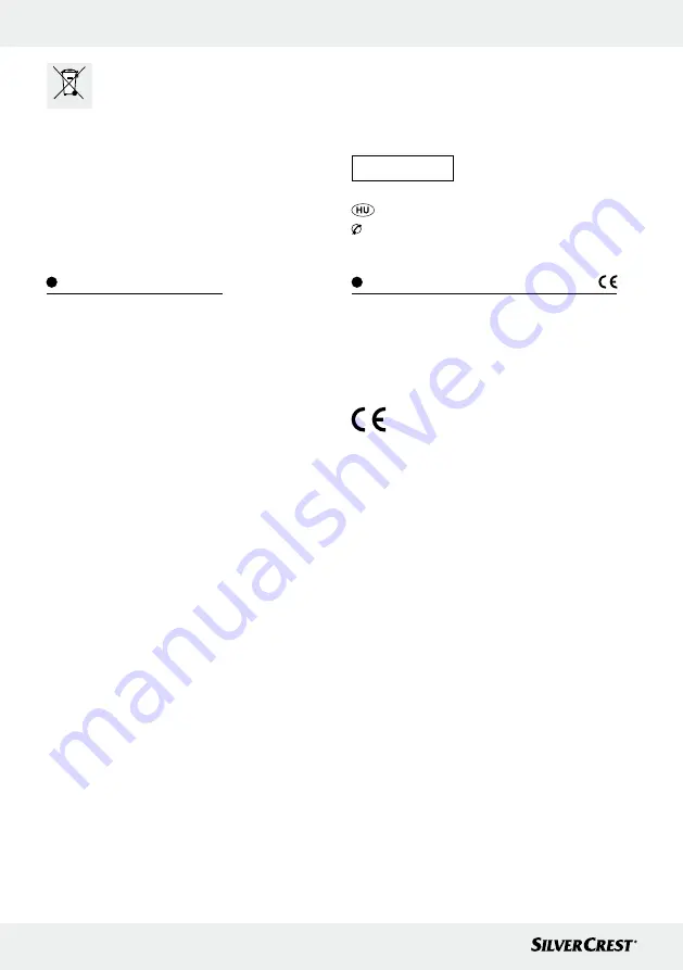 Silvercrest 31168 Operation And Safety Notes Download Page 24