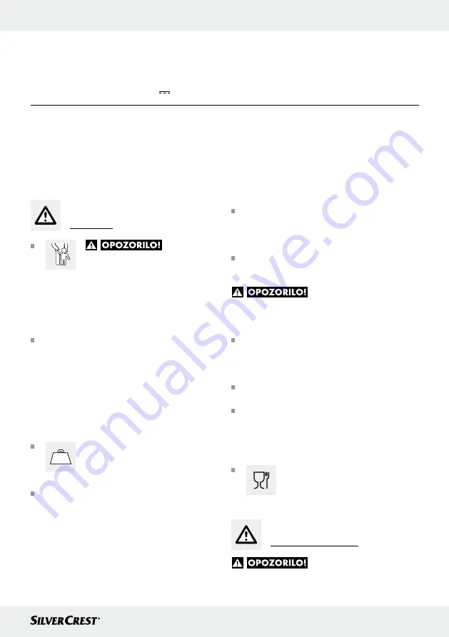 Silvercrest 31168 Operation And Safety Notes Download Page 27