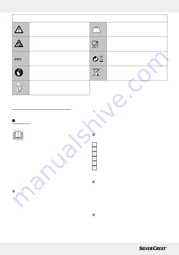 Silvercrest 31168 Operation And Safety Notes Download Page 40