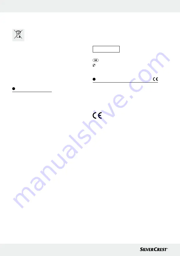 Silvercrest 31168 Operation And Safety Notes Download Page 44