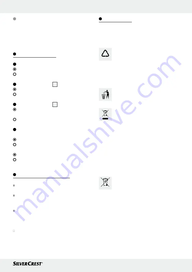 Silvercrest 317306 Operation And Safety Notes Download Page 11