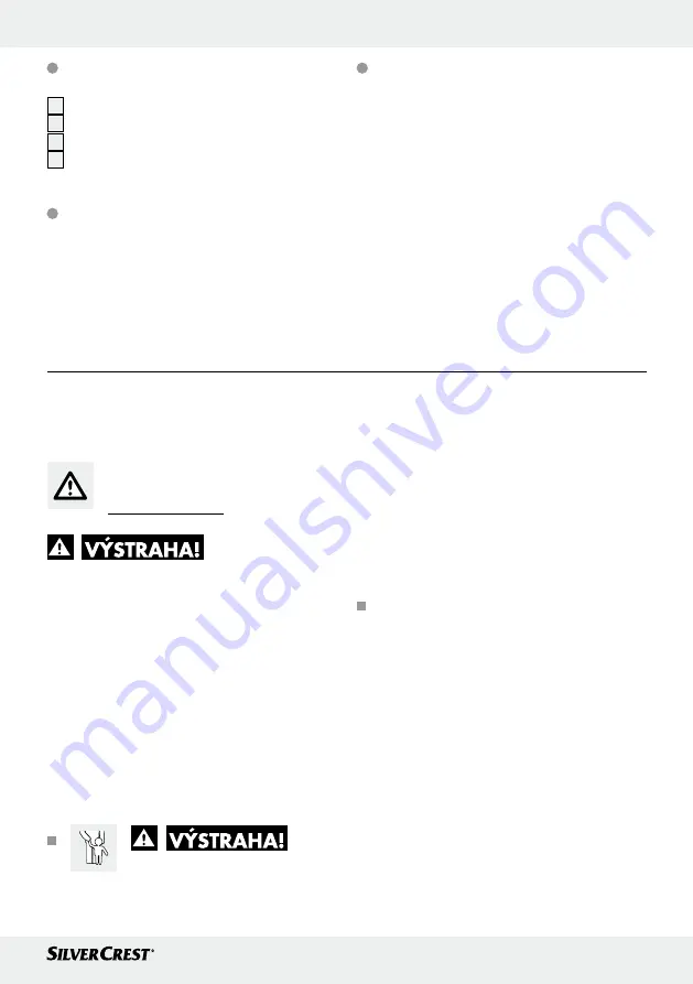 Silvercrest 317306 Operation And Safety Notes Download Page 47