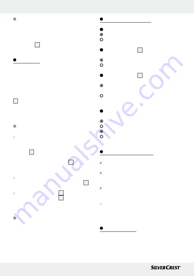 Silvercrest 317306 Operation And Safety Notes Download Page 50