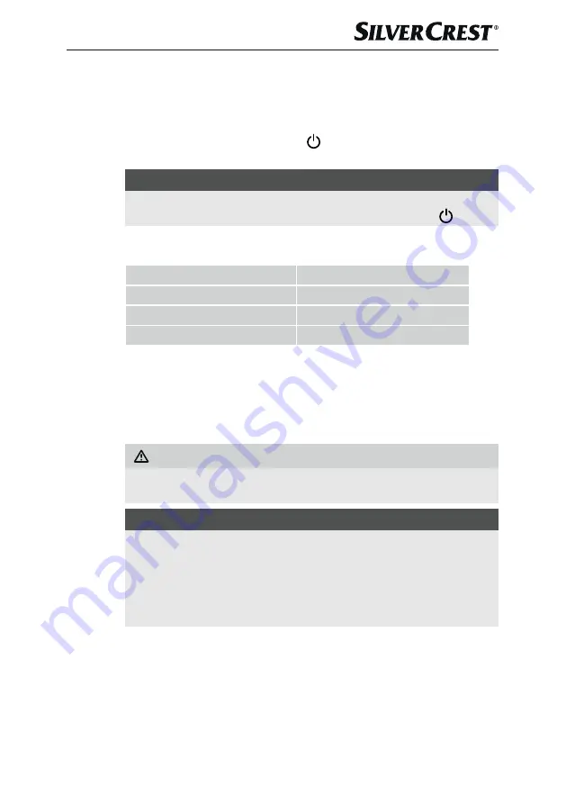 Silvercrest 325679 1910 Operating Instructions Manual Download Page 34