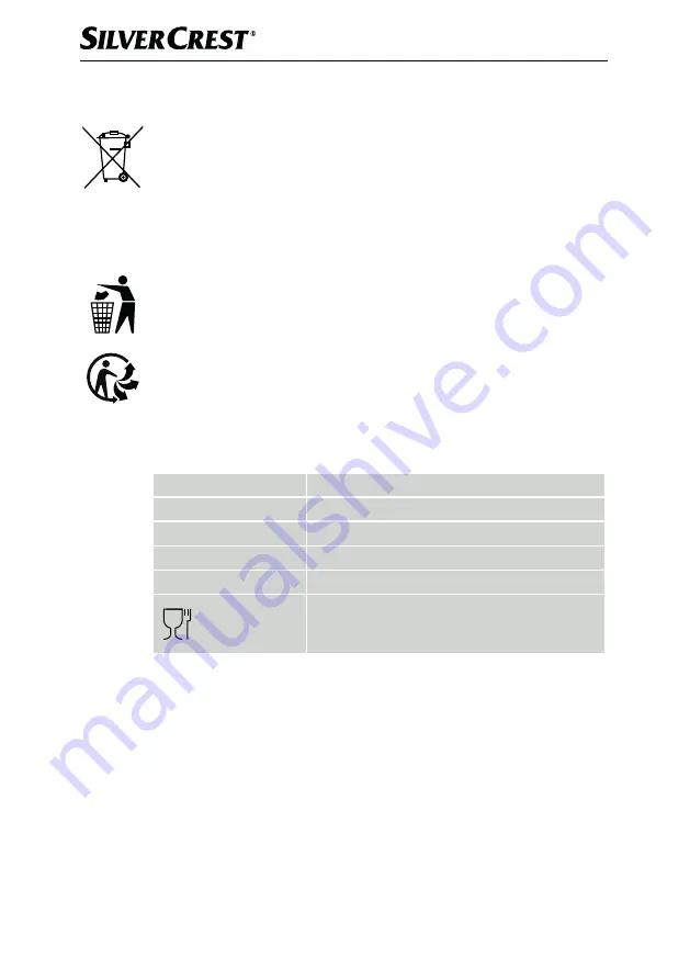 Silvercrest 330913 1907 Operating Instructions Manual Download Page 105