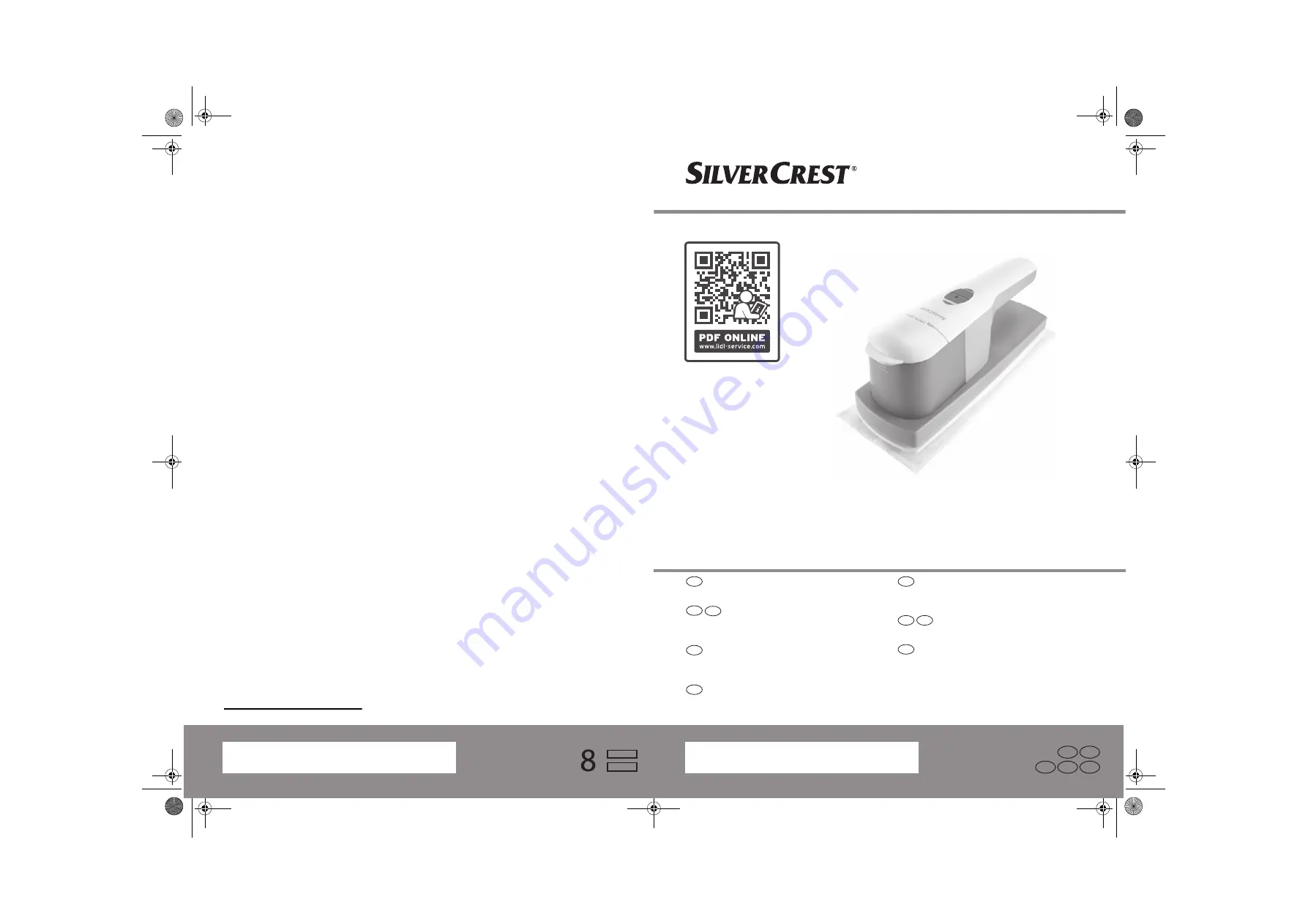 Silvercrest 334427 1910 Скачать руководство пользователя страница 1