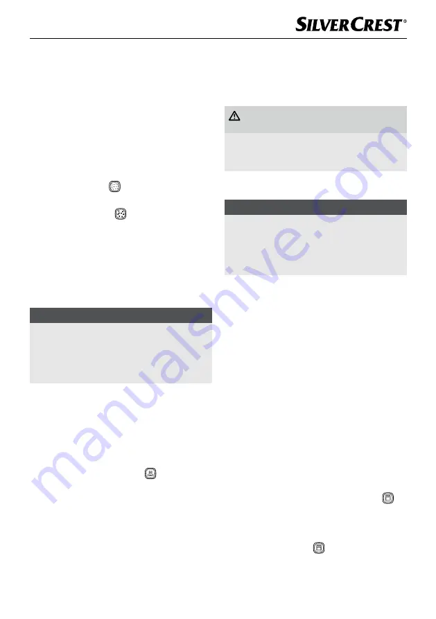 Silvercrest 336958 2001 Operating Instructions Manual Download Page 38