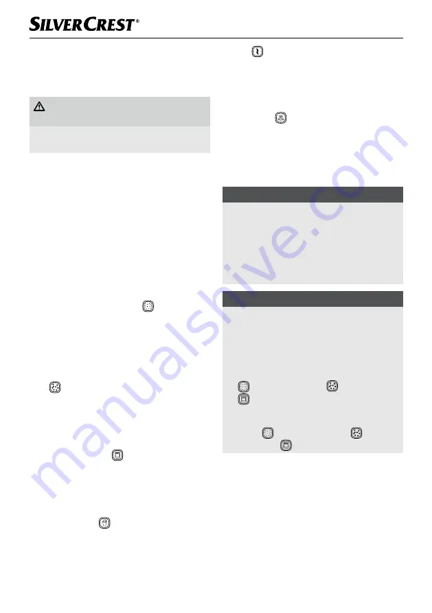 Silvercrest 336958 2001 Operating Instructions Manual Download Page 67