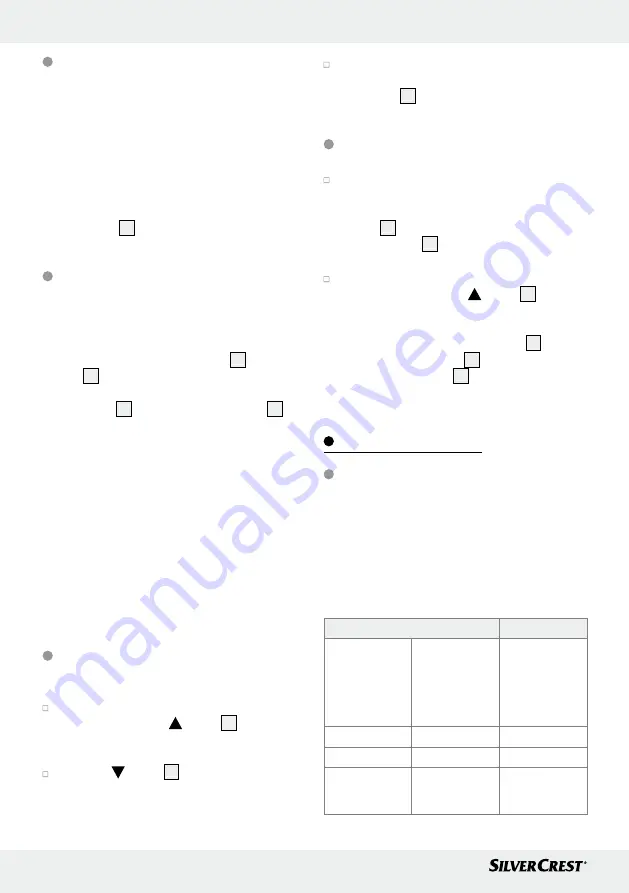 Silvercrest 338567 2001 Operation And Safety Notes Download Page 30