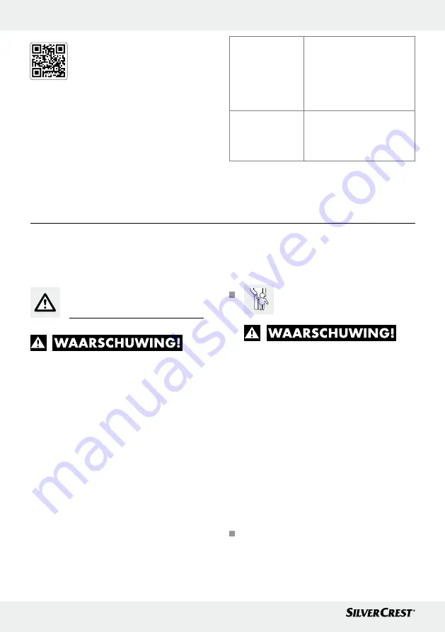 Silvercrest 338567 2001 Operation And Safety Notes Download Page 58