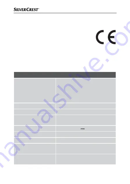 Silvercrest 340458-1910 Operating Instructions Manual Download Page 93