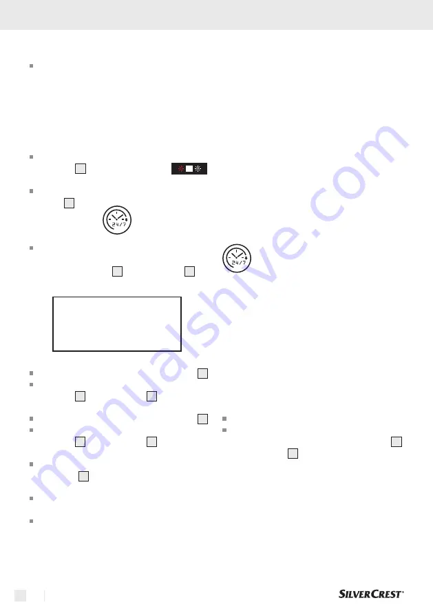 Silvercrest 365187 2101 Operation And Safety Instructions Download Page 44