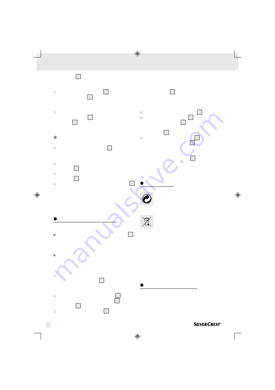 Silvercrest 63865 Translation Of Original Operation Manual Download Page 14