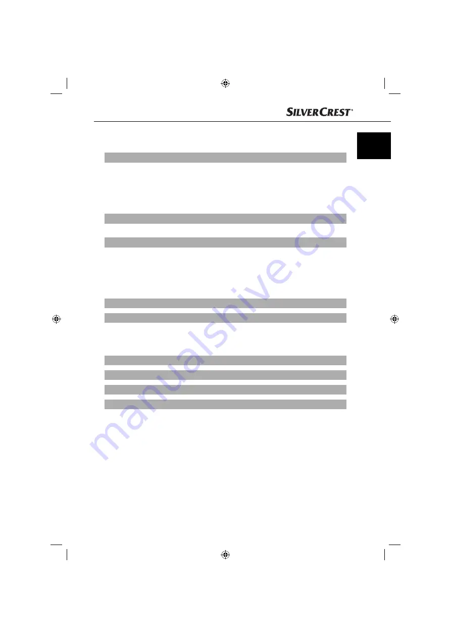 Silvercrest 71770 Operating Instructions Manual Download Page 3