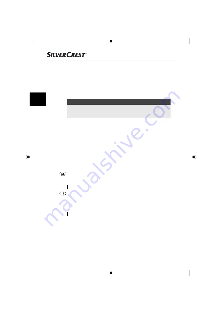 Silvercrest 77790 Operating Instructions Manual Download Page 39