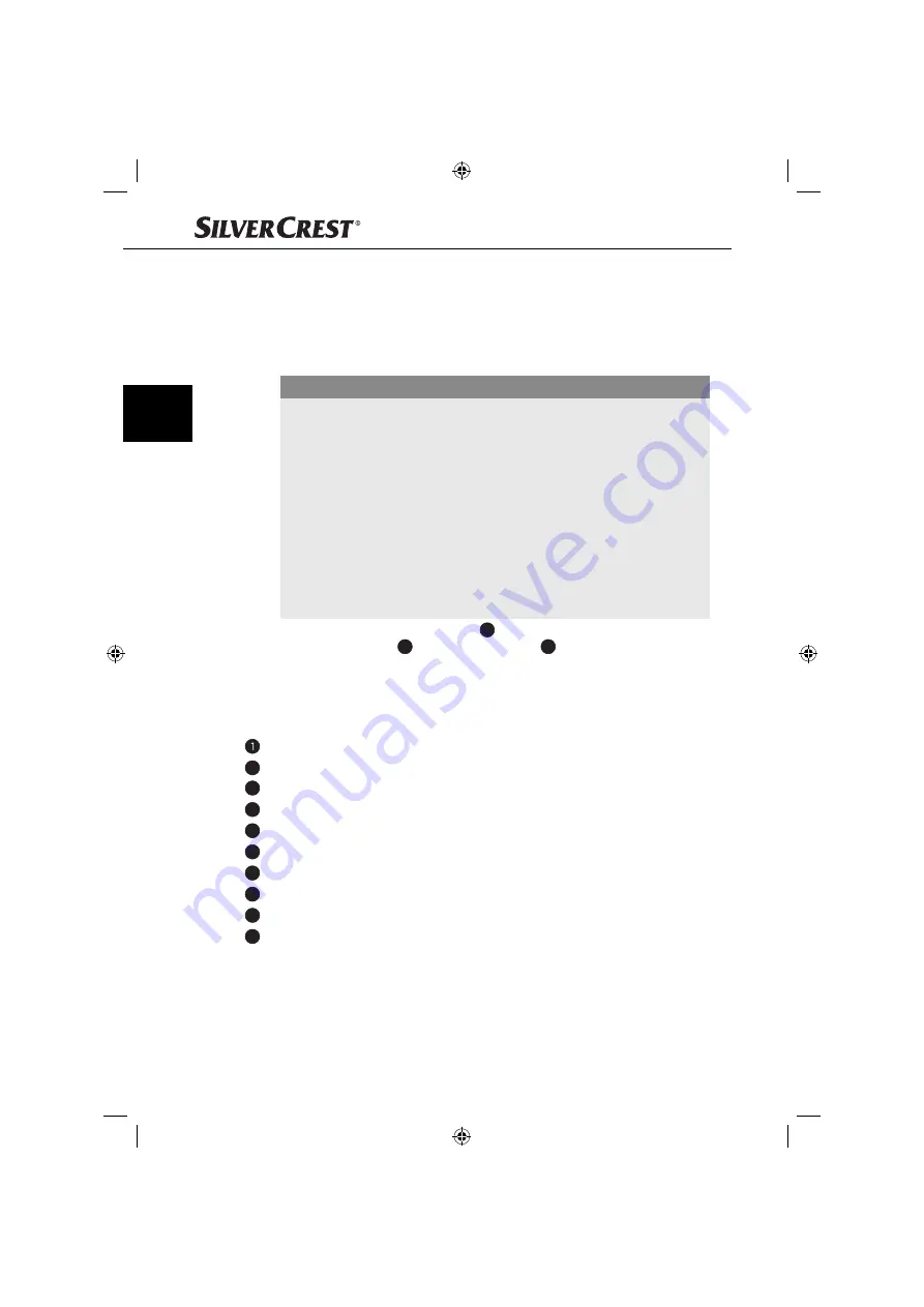 Silvercrest 86445 Operating Instructions Manual Download Page 33