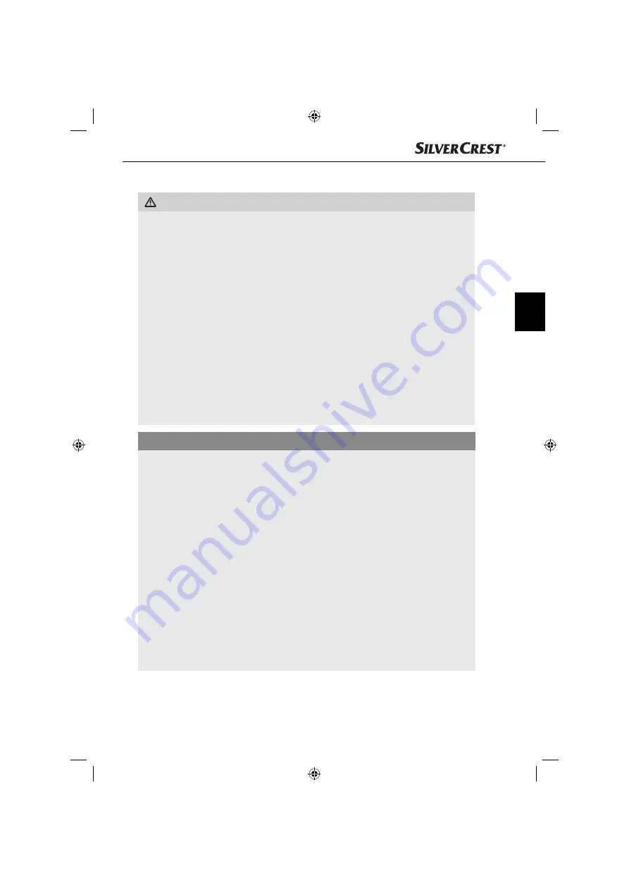 Silvercrest 89615 Operating Instructions Manual Download Page 30