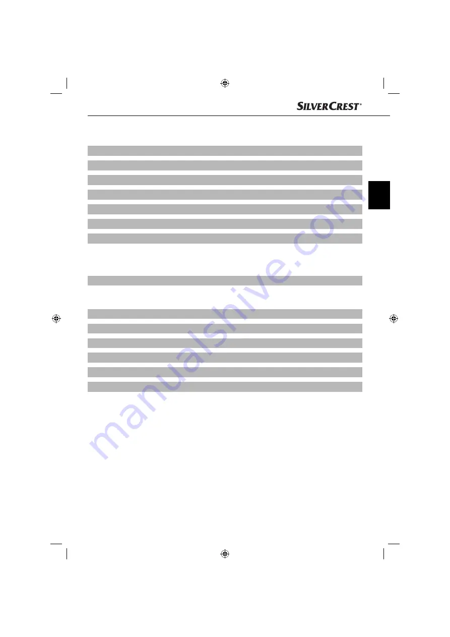 Silvercrest 90980 Operating Instructions Manual Download Page 22