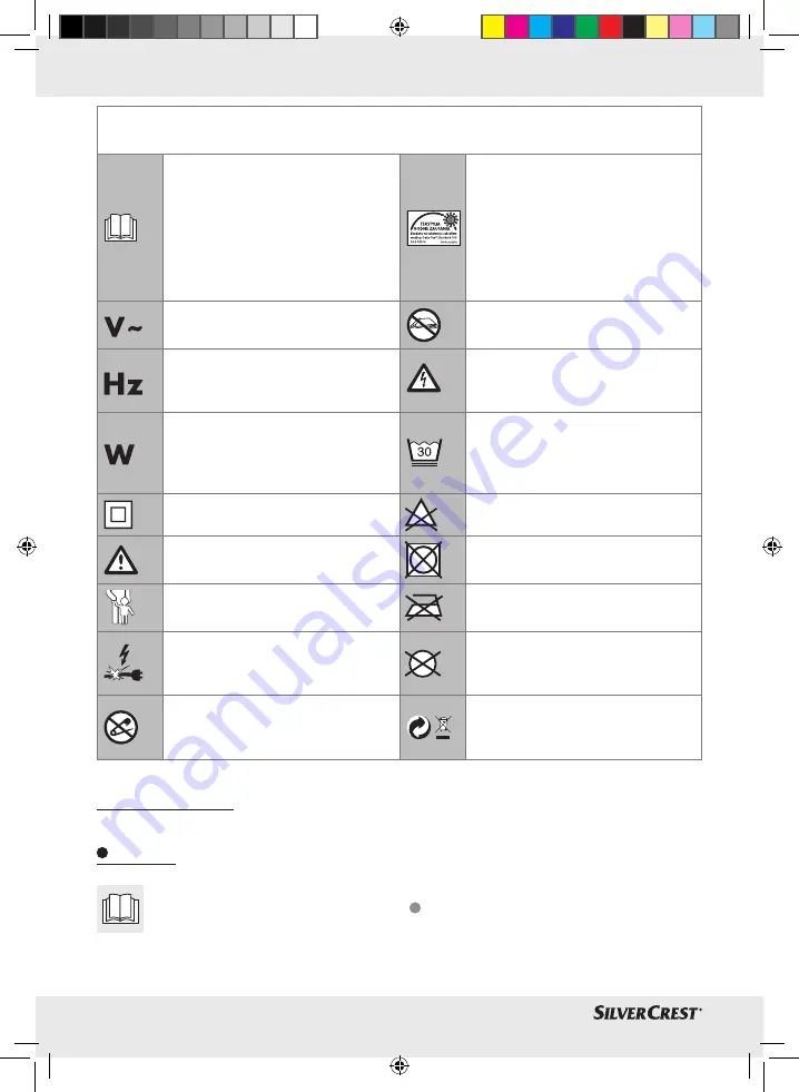 Silvercrest 90991 Operating Instructions And Safety Advices Download Page 14