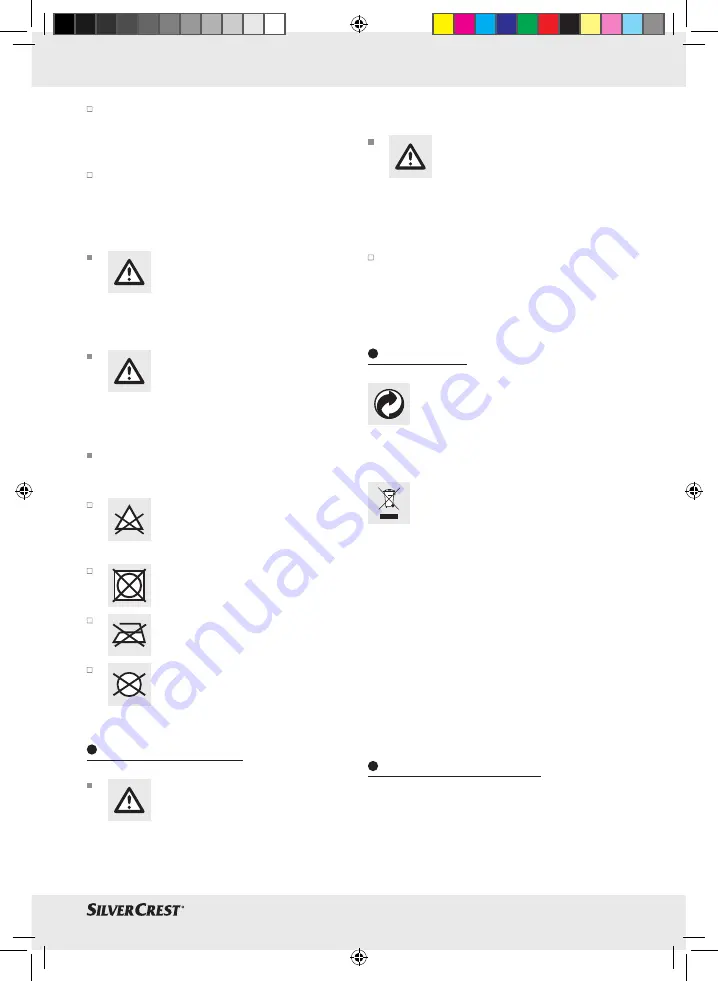 Silvercrest 90991 Operating Instructions And Safety Advices Download Page 19