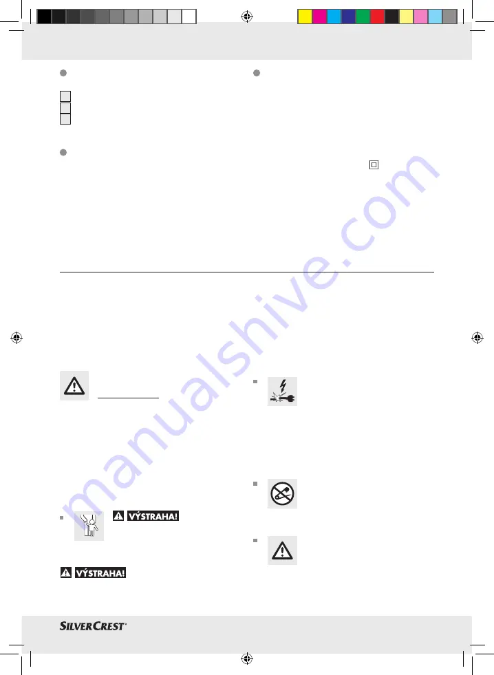 Silvercrest 90991 Operating Instructions And Safety Advices Download Page 33