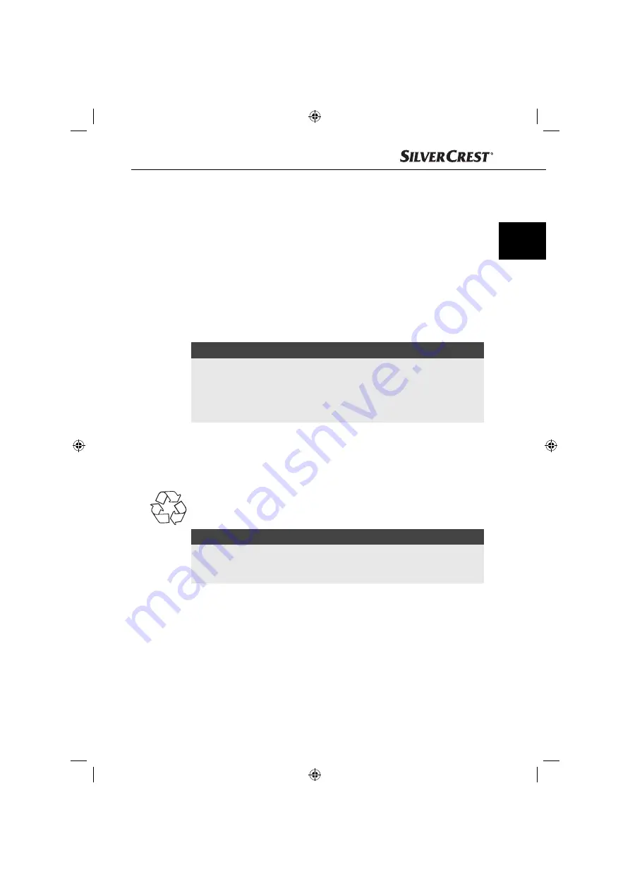 Silvercrest 93556 Operating Instructions Manual Download Page 22