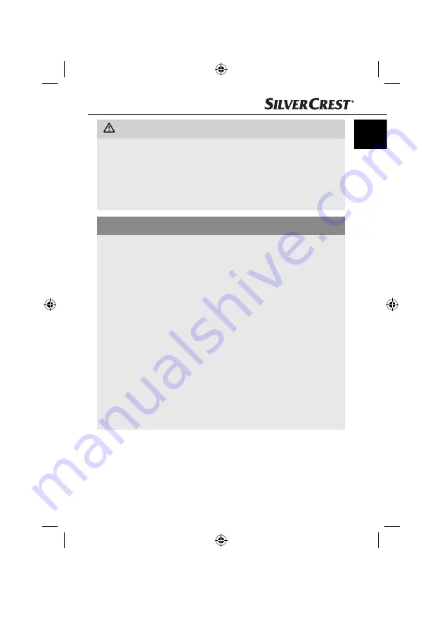 Silvercrest 96063 Operating Instructions Manual Download Page 10