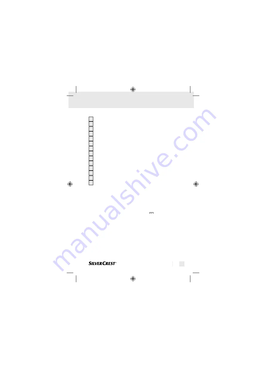 Silvercrest 96247 Скачать руководство пользователя страница 9