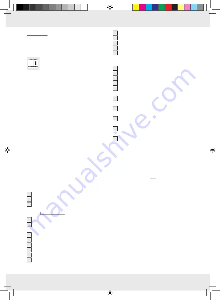 Silvercrest 96498 Operation And Safety Notes Download Page 23