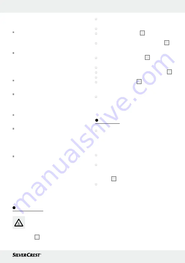 Silvercrest 97784 Operation And Safety Notes Download Page 8