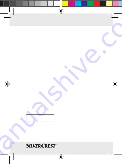 Silvercrest Classic Model L Operating Instructions And Safety Advices Download Page 41