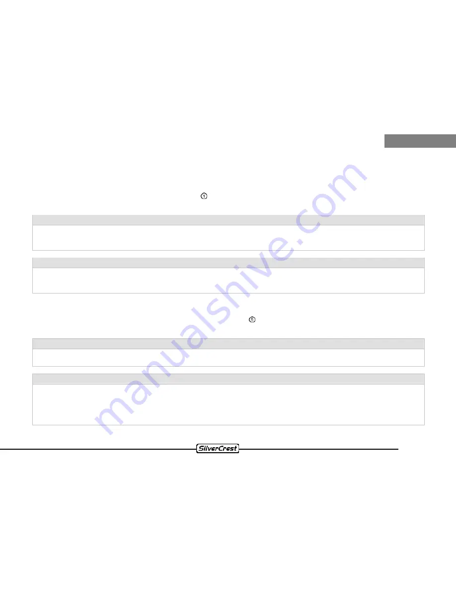 Silvercrest CRE-521 Instructions Manual Download Page 19