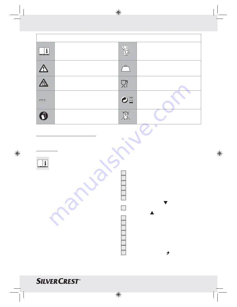 Silvercrest H14271A Operation And Safety Notes Download Page 13