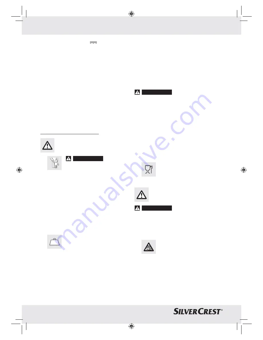 Silvercrest H14271A Operation And Safety Notes Download Page 30