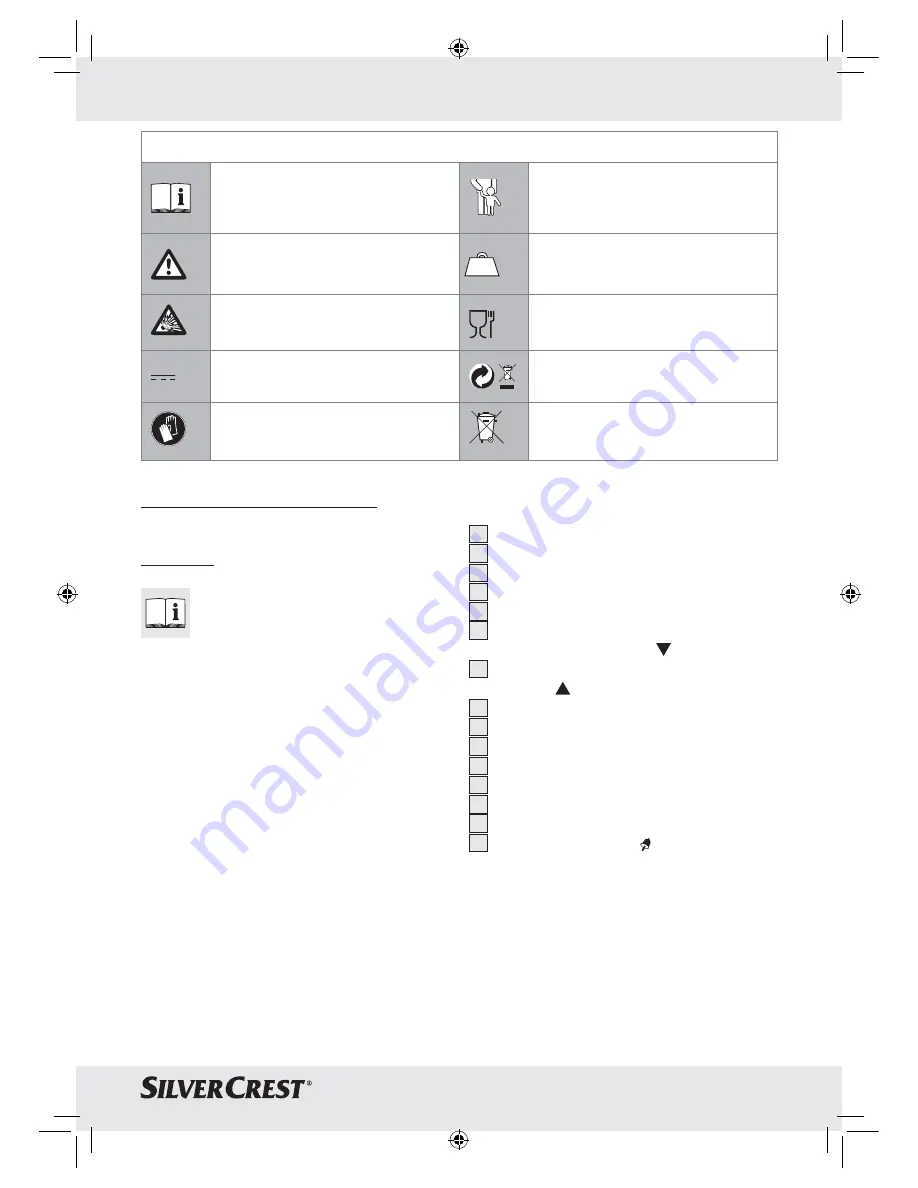 Silvercrest H14271A Operation And Safety Notes Download Page 45