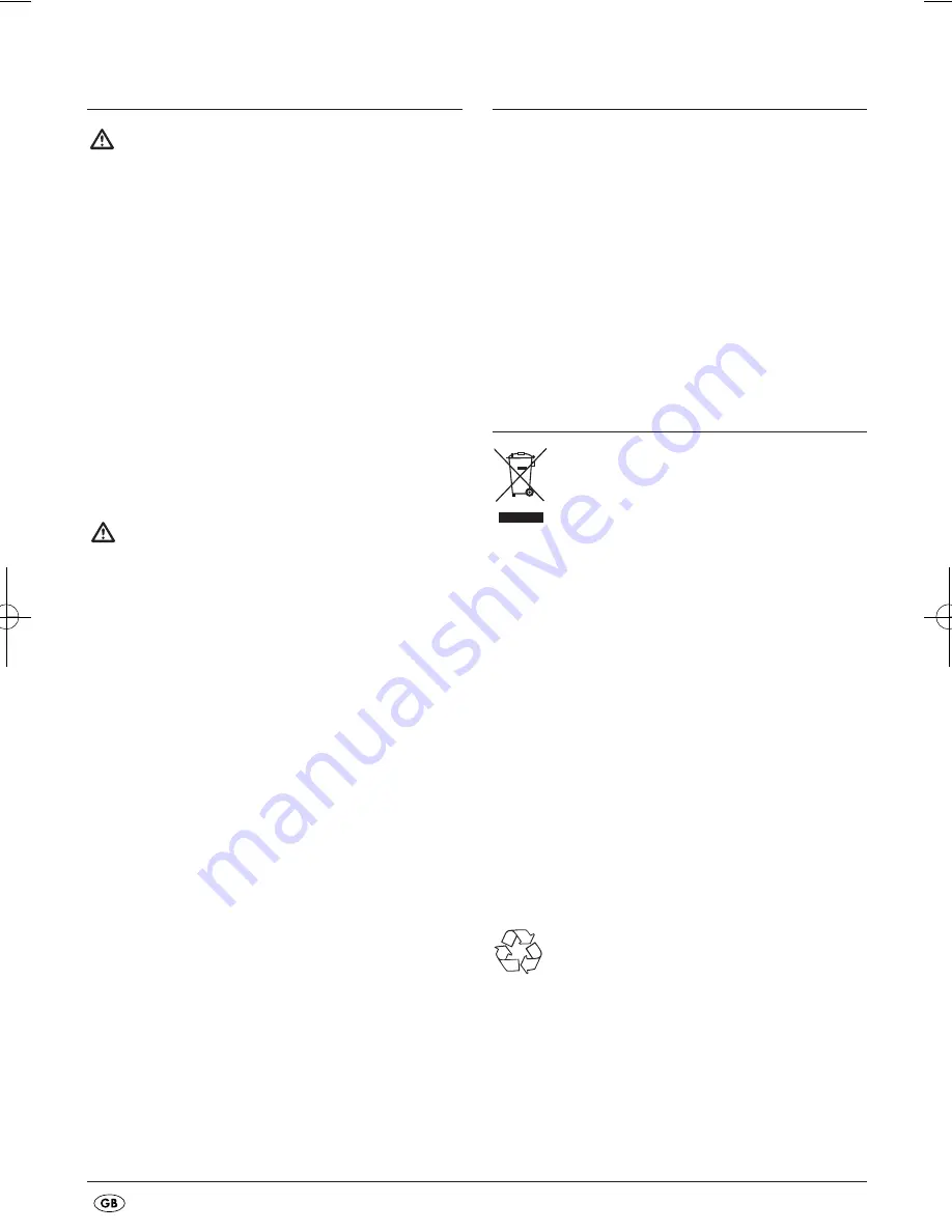 Silvercrest KH 2336 Operating Instructions Manual Download Page 40